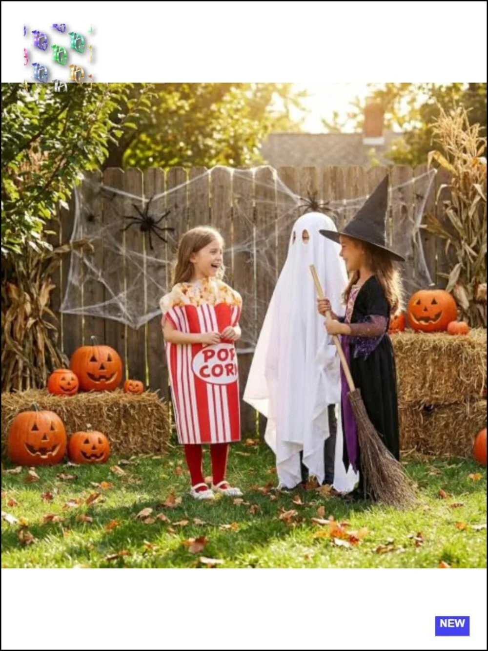 Popcorn Costume for Adults Kids Halloween Party Movie Night Funny